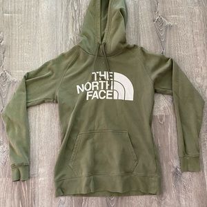 Size small army green North Face hoodie